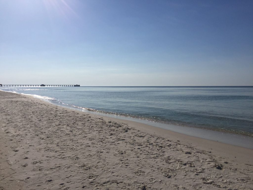 Overcoming panic attacks. Beach